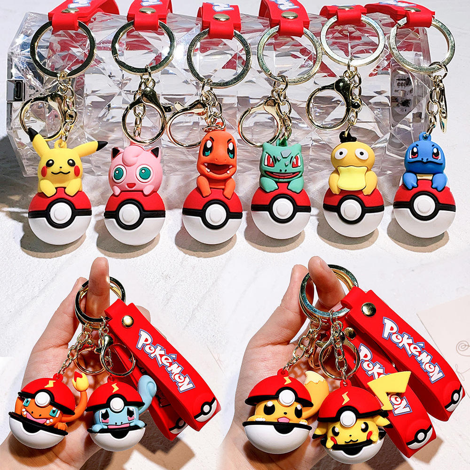 Plush keychains and bag charms